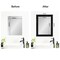 Amanti Art Mirror Makeover Bathroom Mirror Frame Border Kit - Fully Assembled Peel and Stick Frame - Mirror NOT Included - Grand Black Narrow Trim